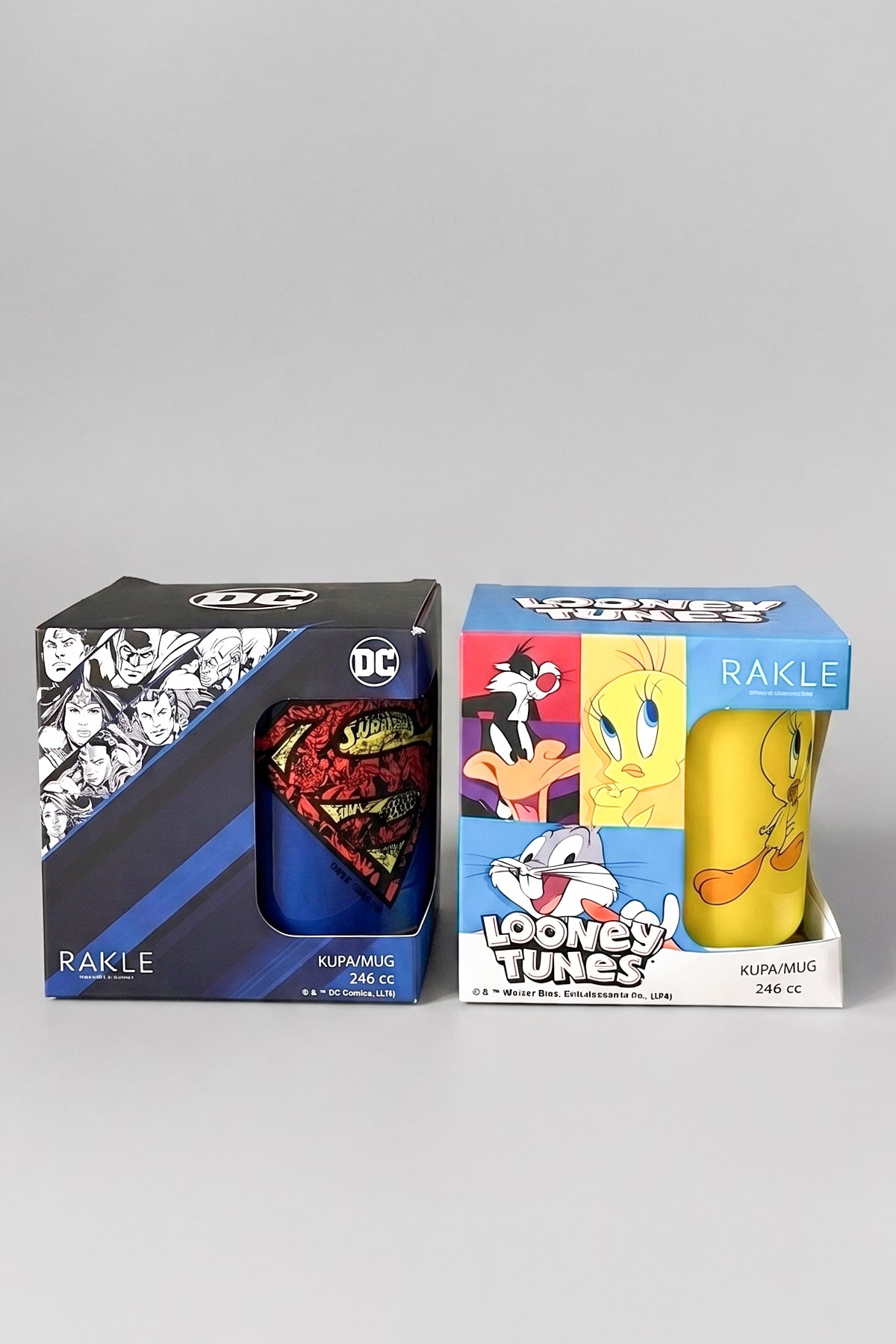 Tweety & Superman Baskılı 2'li Kupa Seti 250 cc