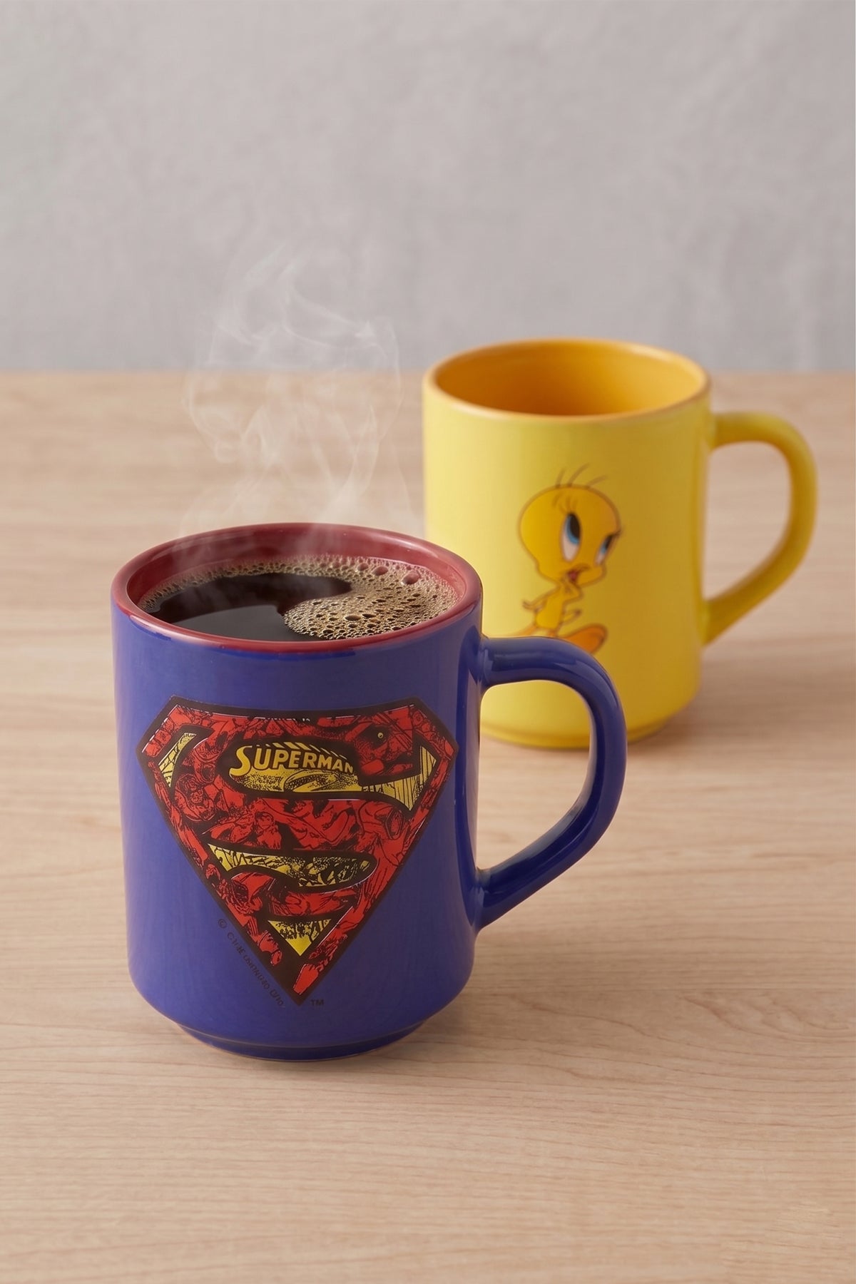 Tweety & Superman Baskılı 2'li Kupa Seti 250 cc