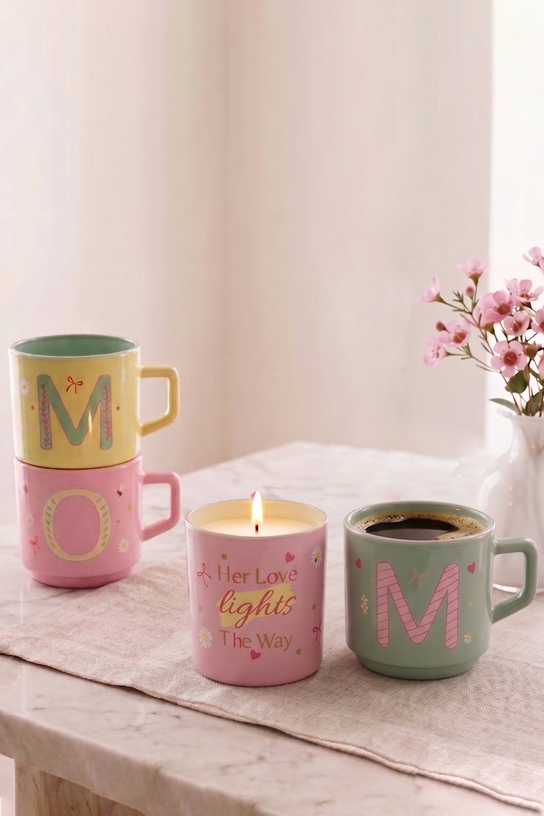 Mom With Love Stackable 4'lü Hediye Seti 180 cc / 110 gr