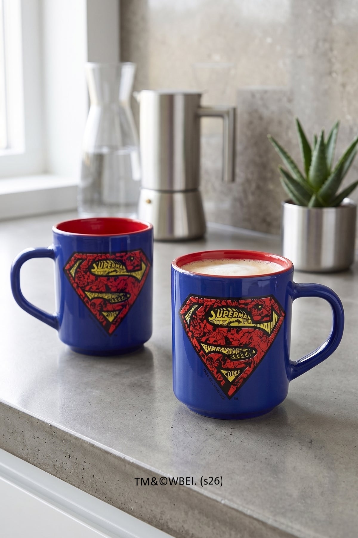 Superman 2'li Kupa Seti Mavi 250 cc