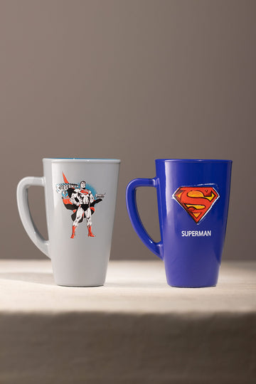 Superman 2'li Kupa Seti Mavi-Gri 400 cc
