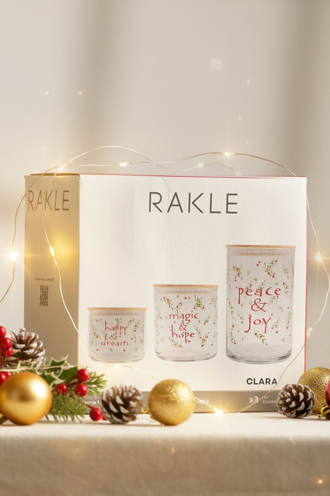 Clara 3'lü Kavanoz Seti 1050 cc/ 600 cc/ 535 cc