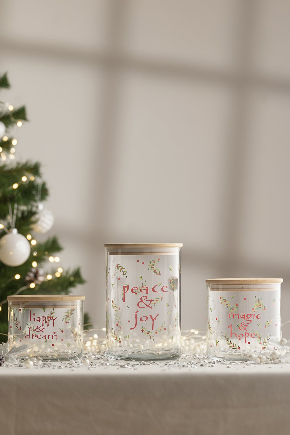 Clara 3'lü Kavanoz Seti 1050 cc/ 600 cc/ 535 cc