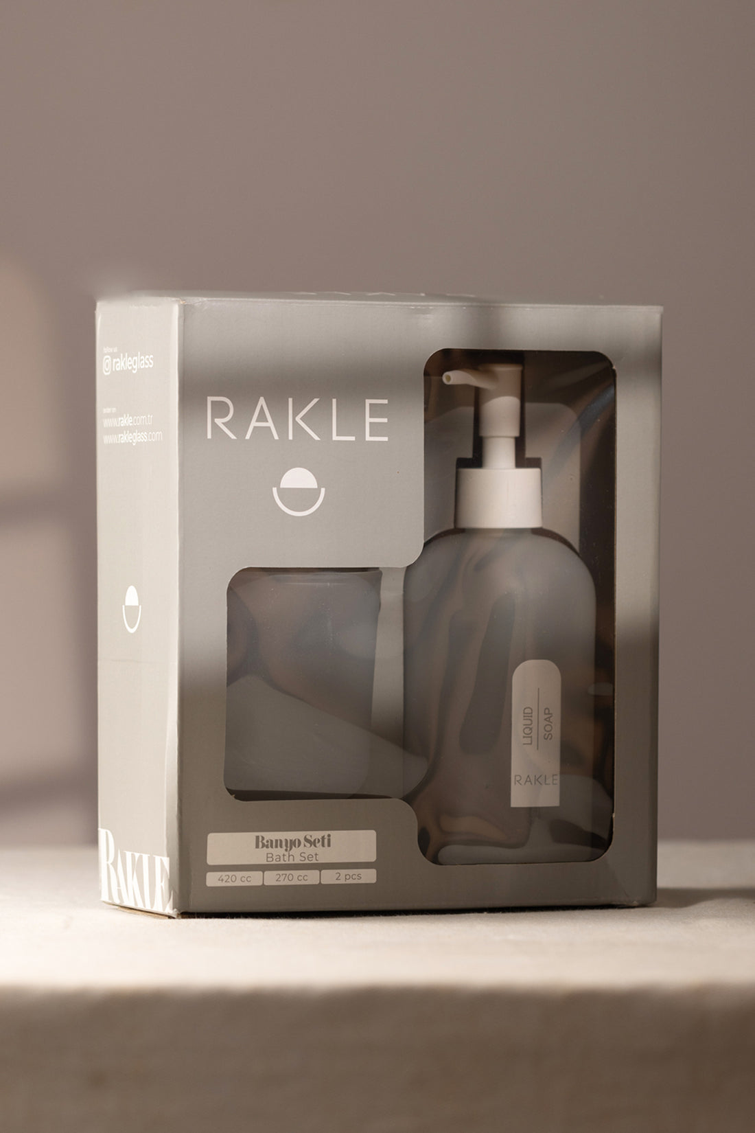 Envy Banyo Seti Gri 420 cc