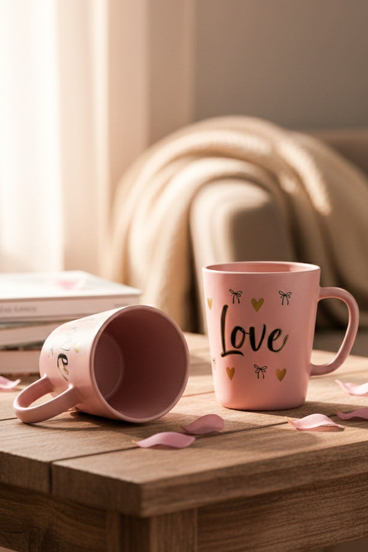 Love 2'li Kupa Seti Pembe 380 cc