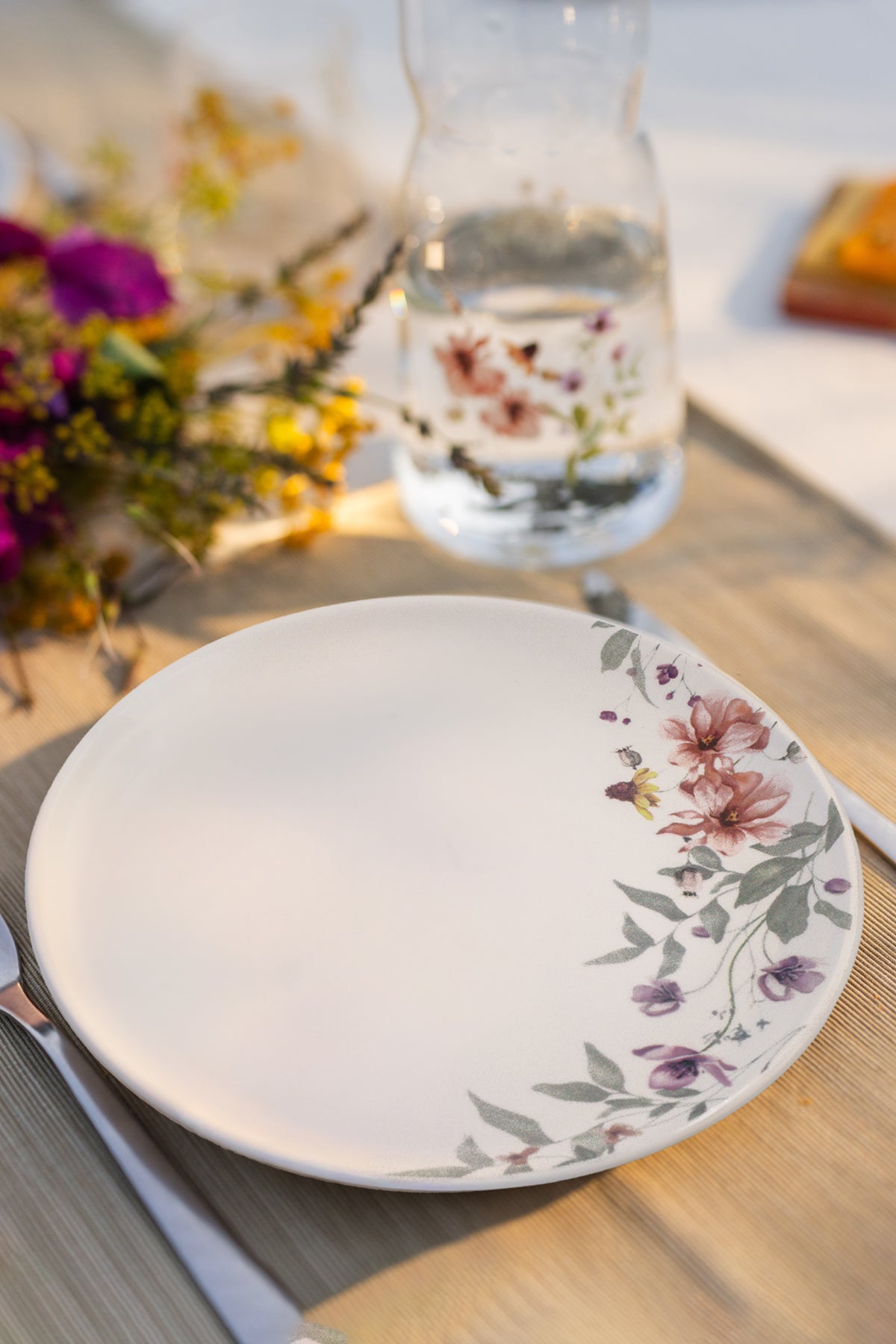 Darrel Seramik 4'lü Servis Tabağı Seti 25,5 cm