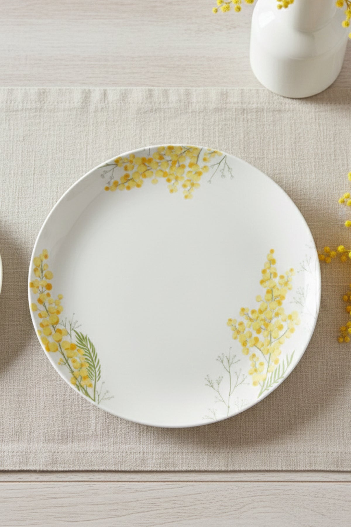 Mimosa Seramik 4'lü Servis Tabağı Seti 25,5 cm