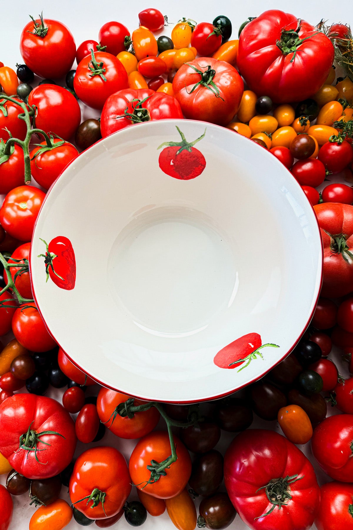 Rakle x Bengi Kurtcebe Pomodoro Stoneware Salata Kasesi 25 cm