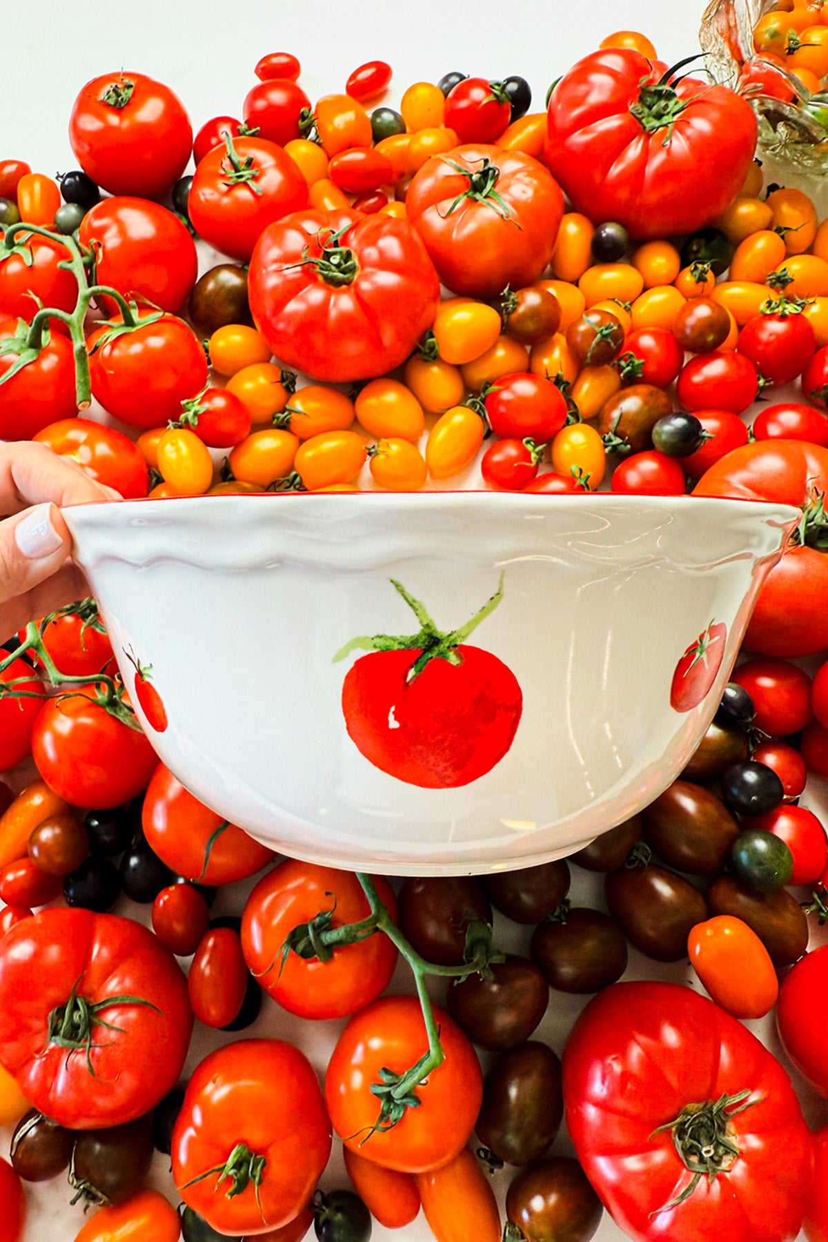 Rakle x Bengi Kurtcebe Pomodoro Stoneware Salata Kasesi 25 cm