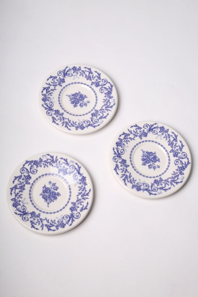Bleu Blanc Seramik 6'lı Çay Tabağı Seti 13 cm