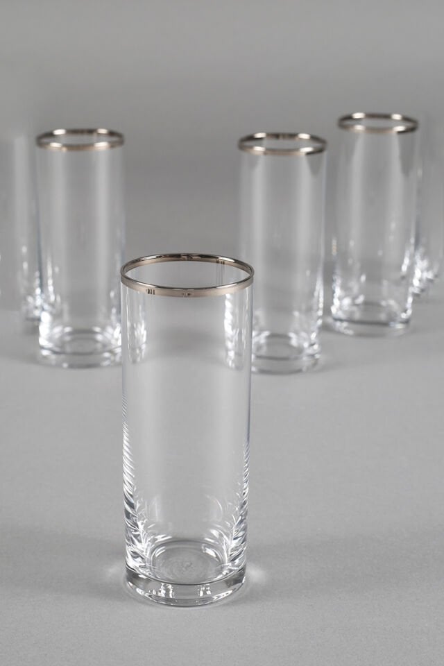 Avantgarde Platin 4'lü Rakı Bardağı Seti 195 cc