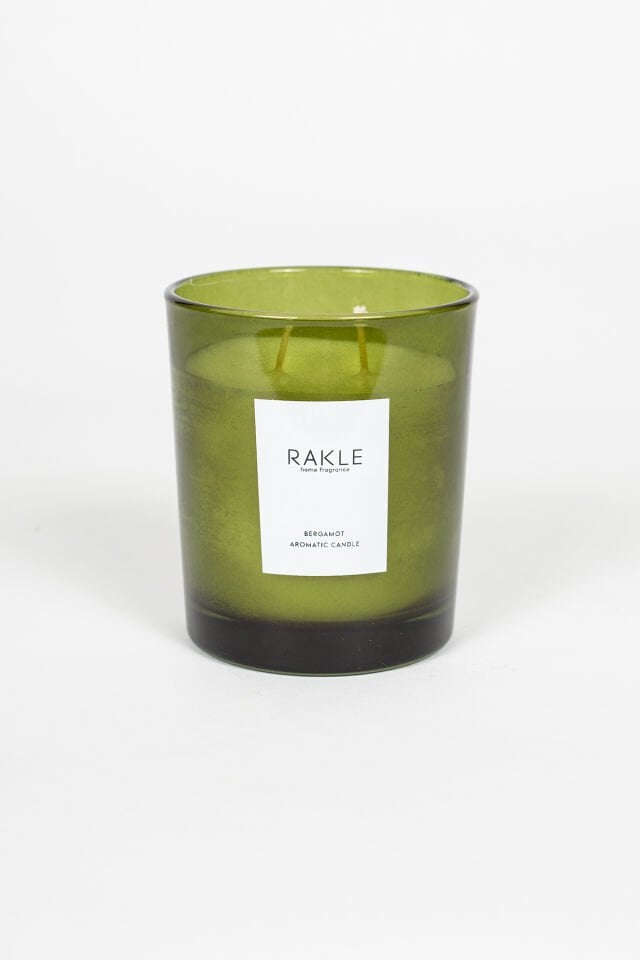 Rakle Basic Bergamot Kokulu Mum Yeşil 350 gr