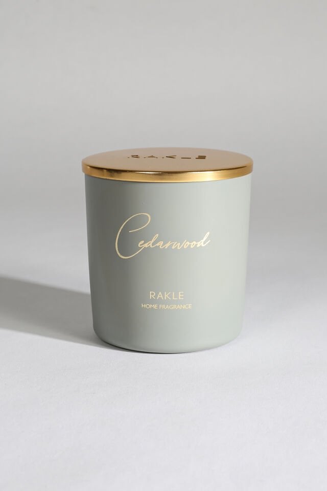 Elegant Cedarwood Kokulu Mum Gri 200 gr
