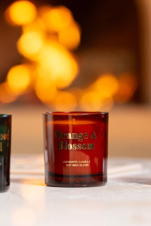 Orange Blossom Portakal Kokulu Mum Turuncu 200 gr