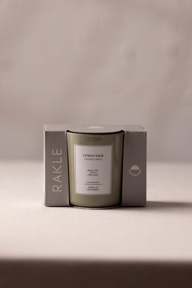Le Jardin Citrus Sage Kokulu Mum Yeşil 120 gr