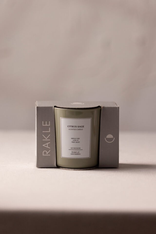 Le Jardin Citrus Sage Kokulu Mum Yeşil 120 gr